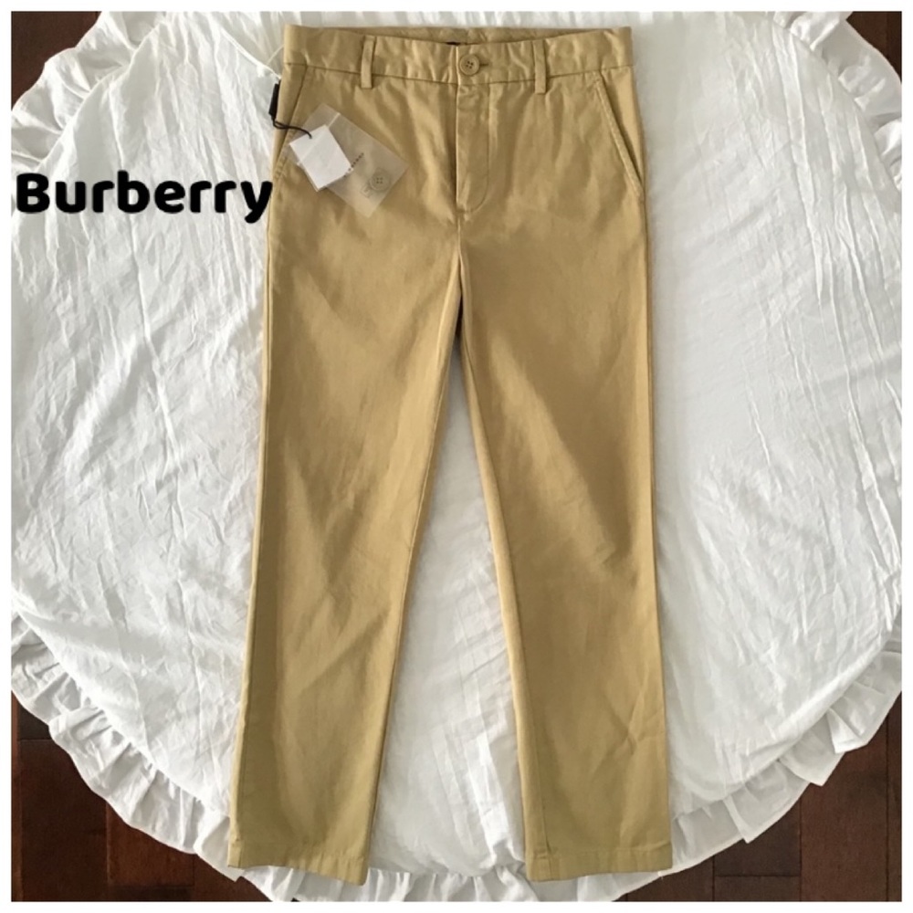 NEW Boys BURBERRY CHINOS